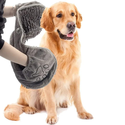 Microfiber Ultra Soft&Absorbent Grooming Towel For Drying Medium&Large Dogs and Cats